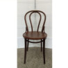 Thonet Embossed Seat Bentwood Chair - Color: Brown