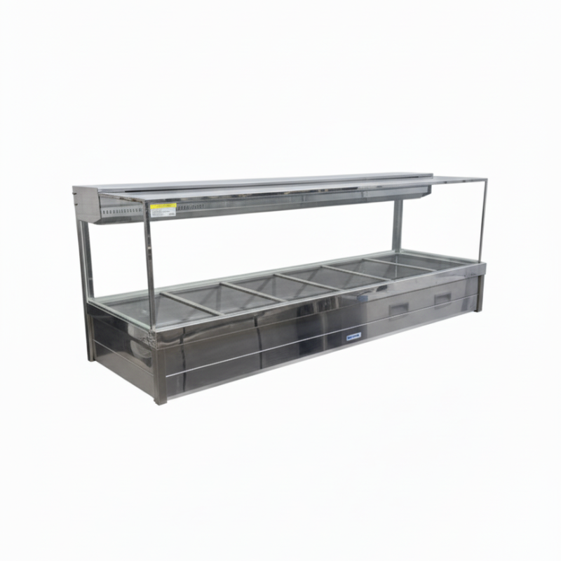 Used Roband S26 Square Glass Hot Food Display Bar - ST26UK128