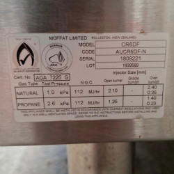 Used Cobra CR6D - 600mm Four Burner Gas Range Static Oven- ST26UK101