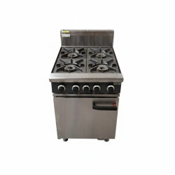 Used Cobra CR6D - 600mm Four Burner Gas Range Static Oven- ST26UK101