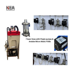 Used Complete Commercial Glycol Beer System – 7 Taps – High Flow - ST26UK195