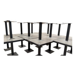 Used Black Square Restaurant / Café Tables 800 x 800 - ST26UK192
