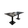 Used Black Square Restaurant / Café Tables 800 x 800 - ST26UK192