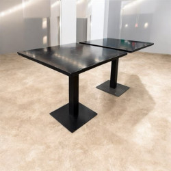Used Black Square Restaurant / Café Tables 800 x 800 - ST26UK192
