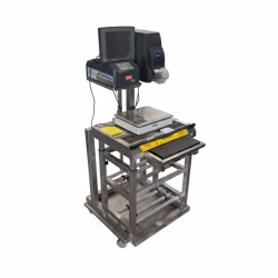 Used Wedderburn DPS4600/WS6000 Scale Label Printer and Wrapping Station - ST26UK186