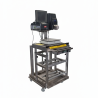 Used Wedderburn DPS4600/WS6000 Scale Label Printer and Wrapping Station - ST26UK186