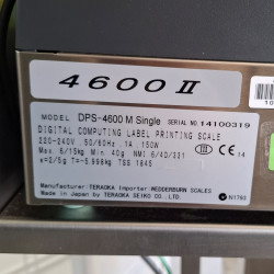 Used Wedderburn DPS4600/WS6000 Scale Label Printer and Wrapping Station - ST26UK186