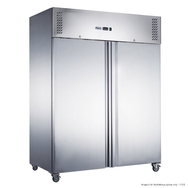 FED-X S/S Two Full Door Upright Fridge - XURC1200SFV
