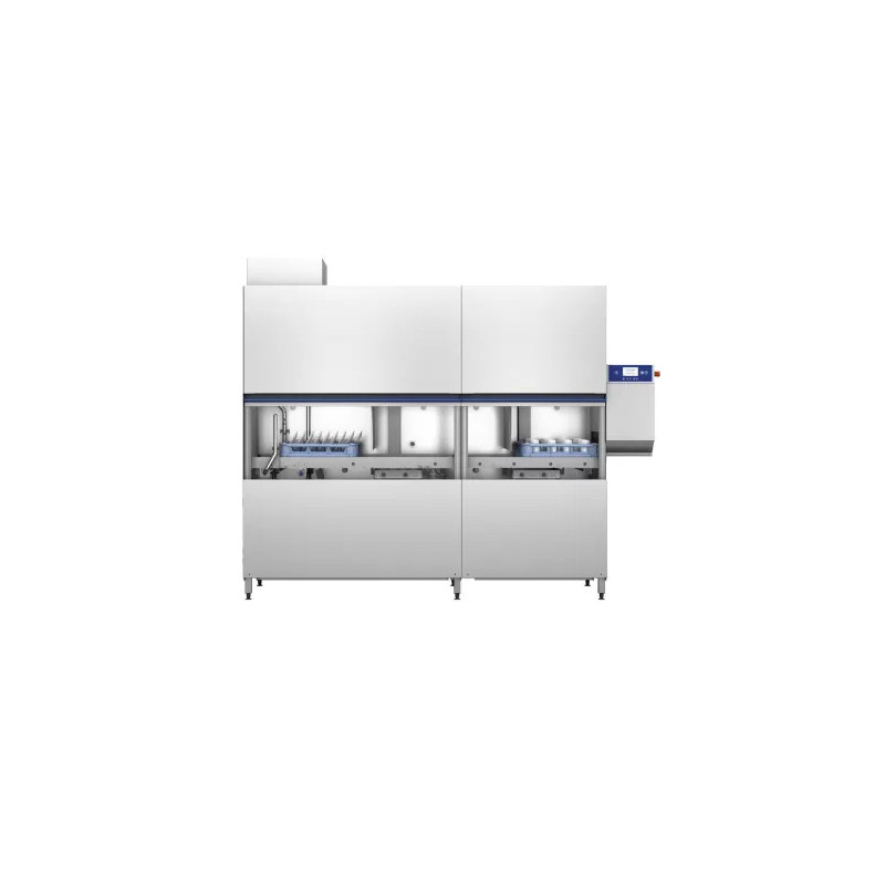 Hobart CN-LA-90-15-R/L Profi Rack Conveyor with Pre-Wash, Automatic Soil Removal, Main Wash, Triple Rinse and Heat Recovery