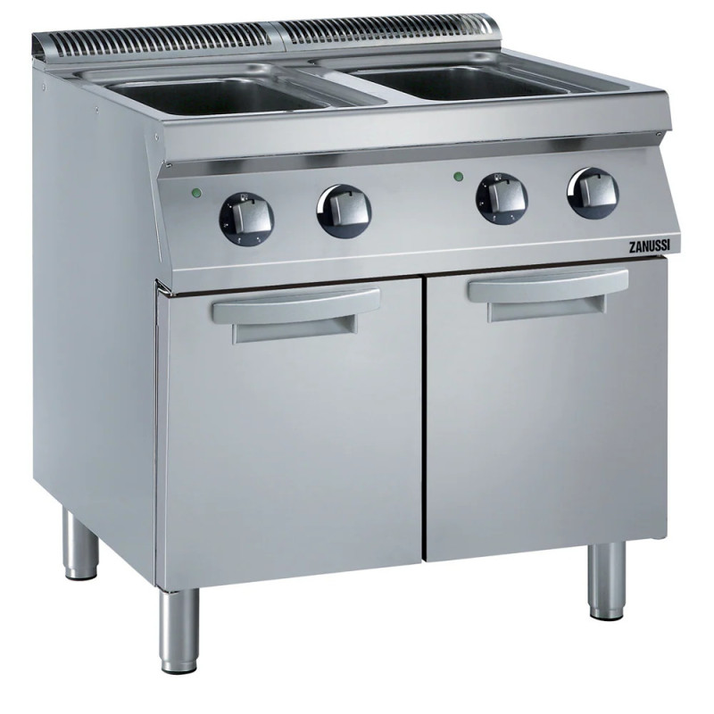 Zanussi 372353 Electric 800mm Twin Well 2 x 24.5L Freestanding Pasta Cooker