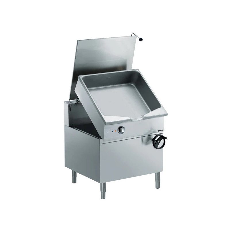 Zanussi 392416 Electric 800mm 80L Manual Tilting Bratt Pan with Duomat Bottom