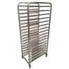 Used Stainless Steel 18 Tier Gastro Rack Trolley - ST26UK185