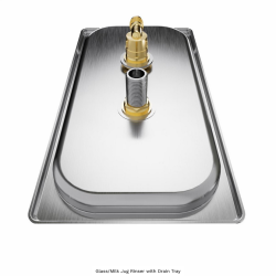 3monkeez SJD300 Glass/Milk Jug Rinser with Drain Tray