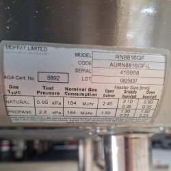 Used Waldorf RN8816GF Gas Range Static Oven 1200mm - ST26UK224