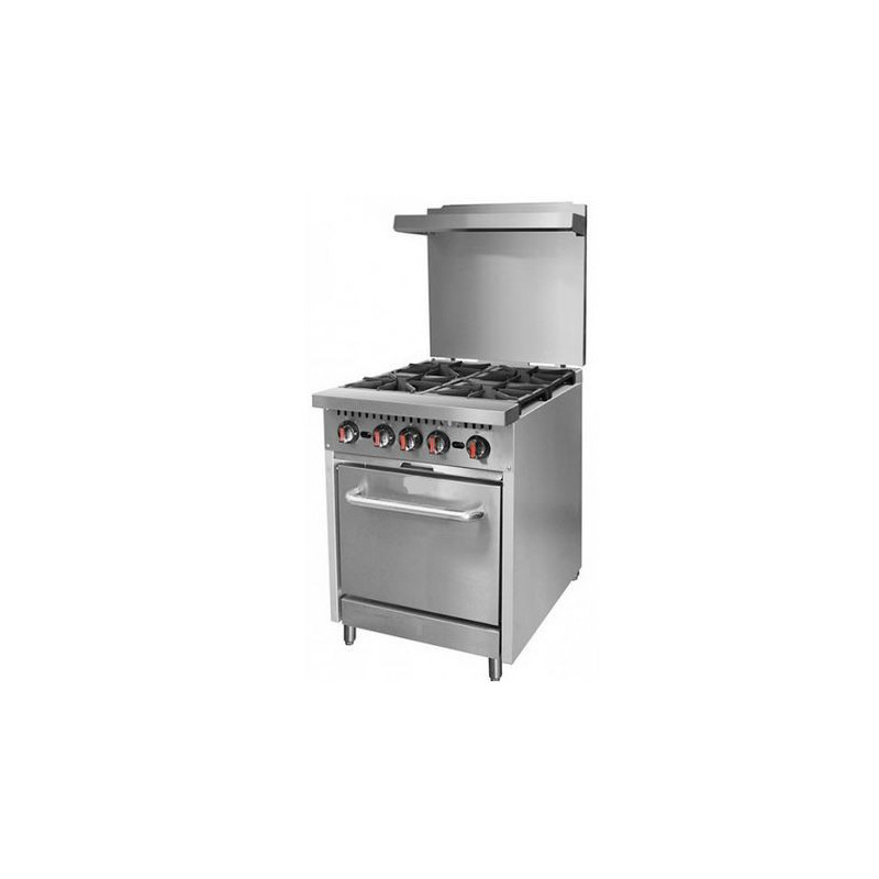 COMPLETE Commercial Cha Siew Oven Ranges - 4 Burner with Oven - CS-4 