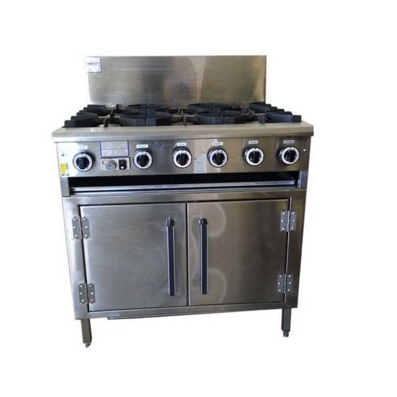 COMPLETE  Commercial Cha Siew Oven Ranges - 2 burner with 300mm Grill Plate - CS-2/12G