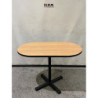  OVAL INDOOR CAFE TABLES 600 x 1000 MM 