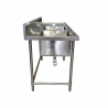 Used Stainless Steel Double Sink Bench 1800mm Wide - ST26UK241