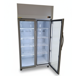 Used Skope EziCore TCE1000N 2 Glass Door Display or Storage Fridge - ST26UK239