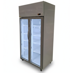 Used Skope EziCore TCE1000N 2 Glass Door Display or Storage Fridge - ST26UK239