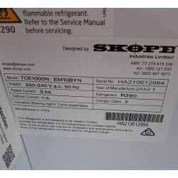 Used Skope EziCore TCE1000N 2 Glass Door Display or Storage Fridge - ST26UK239