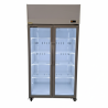Used Skope EziCore TCE1000N 2 Glass Door Display or Storage Fridge - ST26UK239