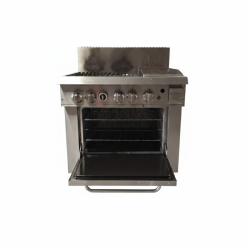 Used Thor TR-4F-G12F Oven Range with 4 Burner and 300mm Griddle Plate - ST26UK237