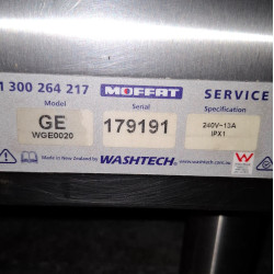 Used Washtech GE Economy Compact Glasswasher - ST26UK269