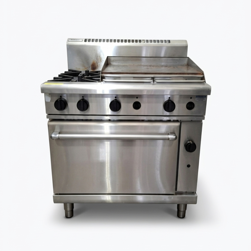 Used Waldorf RN8616G Gas 900mm Range Static Oven - ST26UK264