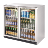 Williams BC2SS-80 Bottle Cooler - Two Door Stainless Steel Bottle Cooler 800mm High