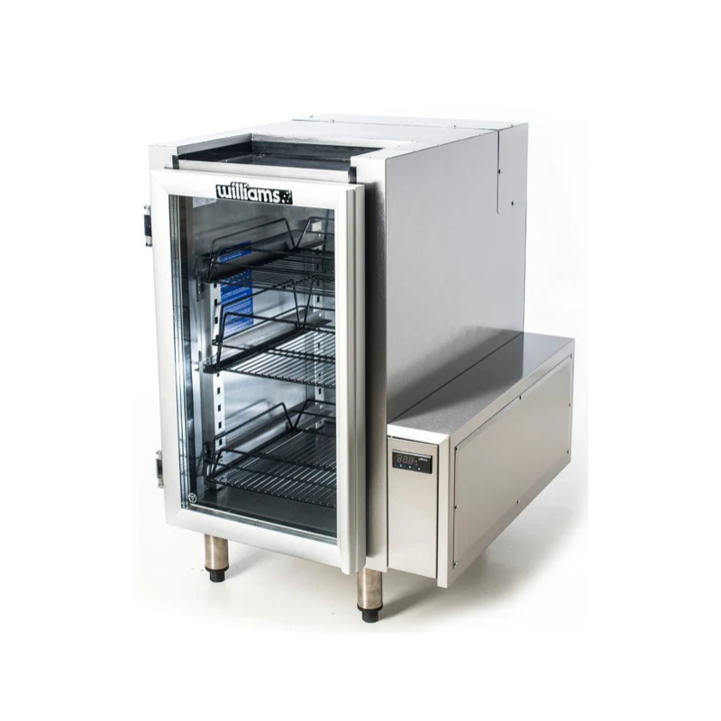 Williams FGC1-L Glass Chiller - One Door Remote Glass Chiller Slimline with two shelves and left hand services