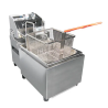 Woodson Deep Fryer Auto lift Single Basket - W.FAS80
