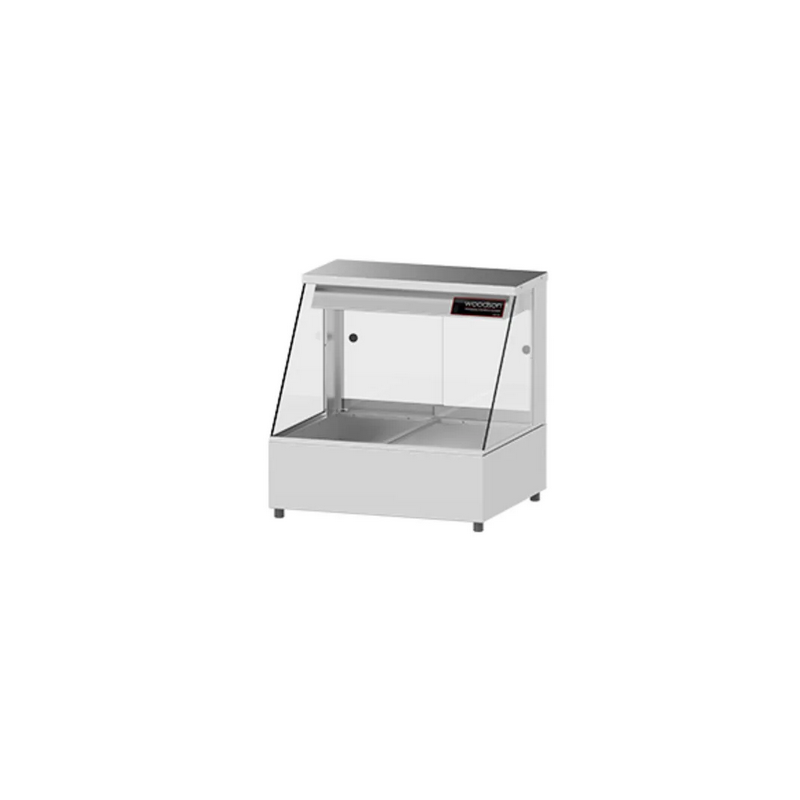 Woodson 2 Module Hot Food Bar - Straight Glass 705mm W.HFS22