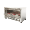 Woodson  Supertoast Multi-Function 8 Slice Glass Element Toaster Griller - W.GTQI8S.15