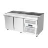 Airex AXR.SW.1740 2 x Solid Doors- 9 x GN Sandwich Preparation Benches
