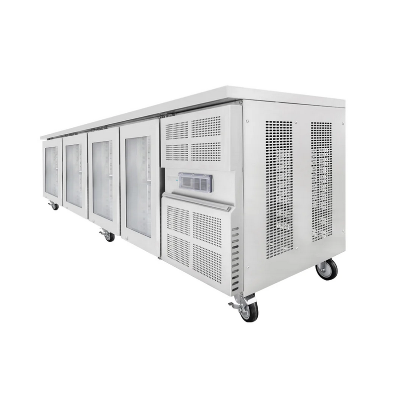 Airex AXR.UCGN.4G 4 x Glass Doors, 1/1 GN Refrigerator   - 368 Litres Undercounter