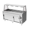 Culinaire Bain Marie Hot Cupboards Island With A-Frame Heated Gantry - CH.BMH.I.GA.5