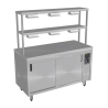 Culinaire Hot Cupboards Island With 2 Tier Heated Gantry - CH.HC.I.GDD.4