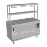 Culinaire Hot Cupboards Island With 2 Tier Heated Gantry - CH.HC.I.GDT.3