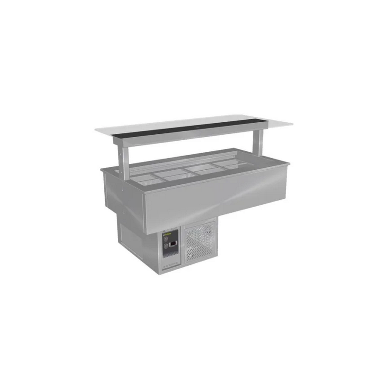 Culinaire Refrigerated Wells - Self Contained Counter Line - Drop-In - CR.CWCF.D.GSF.8