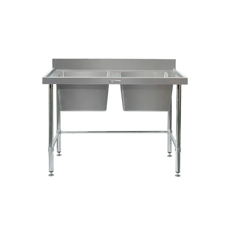 Simply Stainless SS06.7.2100 LB Double Sink 700 Series - 2100mm Wide Includes leg brace