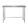 Simply Stainless SS01.1200 LB Work Bench 600 Series - 1200mm Wide Includes leg brace