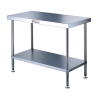 Simply Stainless SS01.9.2400 Work Bench 900 Series - 2400mm WideIncludes undershelf