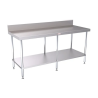 Simply Stainless SS02.2400 Work Bench 600 Series - 2400mm WideIncludes undershelf