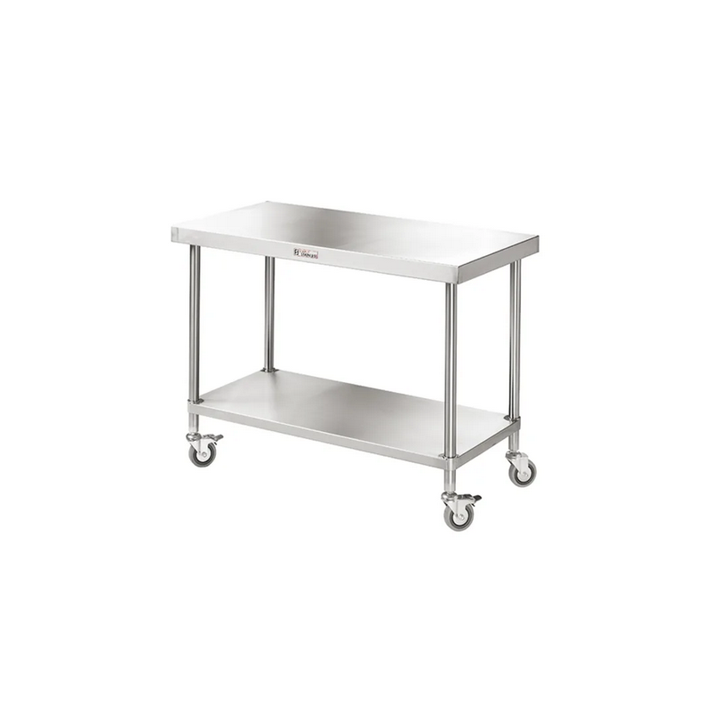 Simply Stainless SS03.7.1200 Work Bench 700 Series - 1200mm Wide Includes undershelf