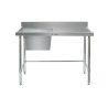 Simply Stainless SS05.2100L LB Stainless steel Sink 600 Series - 2100mm Wide - Left BowlIncludes leg brace