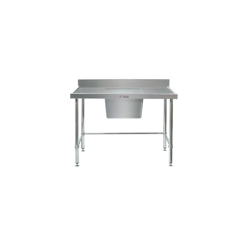 Simply Stainless SS05.7.2100C LB Stainless steel Sink 700 Series - 2100mm Wide - Centre BowlIncludes leg brace