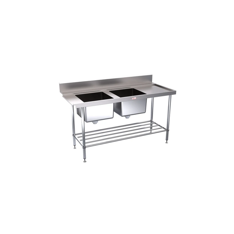 Simply Stainless SS09.7.1650.DBR Dishwasher Sink 700 Series - 1650mm Wide - Right Hand Inlet3 x baskets wide