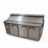 Used Skope Cenatur BC180S-3RRRS-E Pizza Prep 3 Door Fridge - ST26UK219