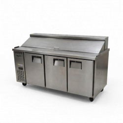 Used Skope Cenatur BC180S-3RRRS-E 3 Door Pizza Prep Fridge - ST26UK218
